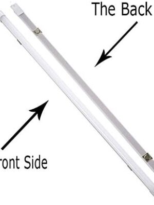 2ft LED Magnetic Lay-In Retrofit Kit – 40W (3-Strip) Frosted 5000K LED for 2x2 Troffers (5000-5400 Lumens)