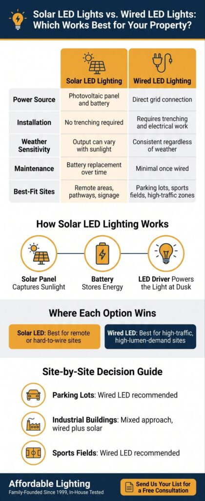 Solar LED Lights vs. Wired LED Lights: Which Works Best for Your Property? 1 image 13