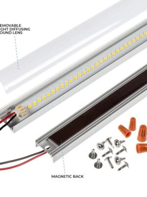 4ft LED Magnetic Fluorescent Retrofit Kit 1
