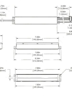 4ft LED Magnetic Fluorescent Retrofit Kit