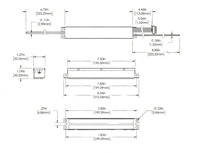 4ft LED Magnetic Fluorescent Retrofit Kit