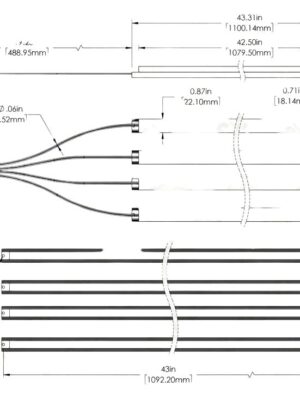 4ft LED Magnetic Fluorescent Retrofit Kit